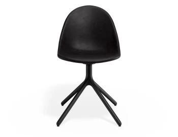 Pebble Chair Blackpuseat Swivelbase