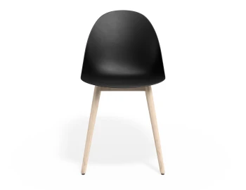 Pebble Chair Blackseat Beechbase