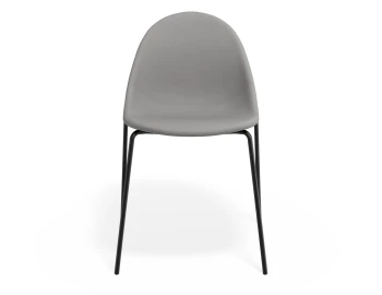 Pebble Chair Cloudgreyfabricseat 4postblack