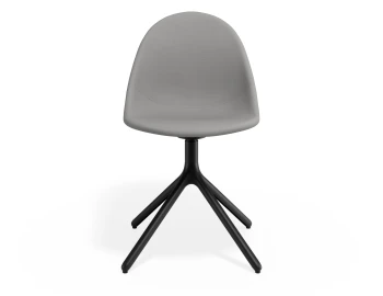 Pebble Chair Cloudgreyfabricseat Swivelbase