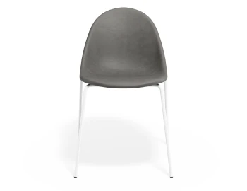 Pebble Chair Greypuseat 4postwhite