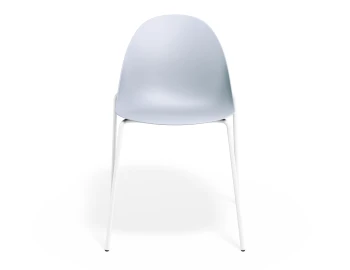 Pebble Chair Palebluev3seat 4postwhite