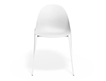 Pebble Chair Whiteseat 4postwhite