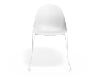 Pebble Chair Whiteseat Sledwhite