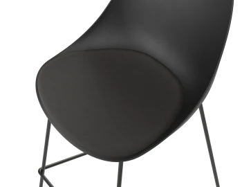 Black Seat Anthracite Fabric Cushion