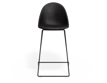 Pebble Kitchenstool Blackpuseat Blackframe