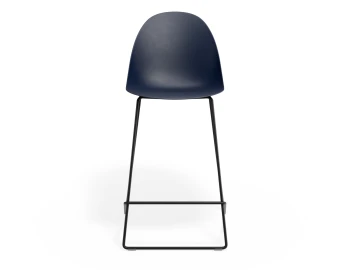 Pebble Kitchenstool Navyseat Blackframe