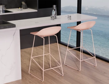 Pop Stool Pink In Situ