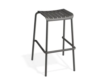 Roku Backlessbarstool Charcoal