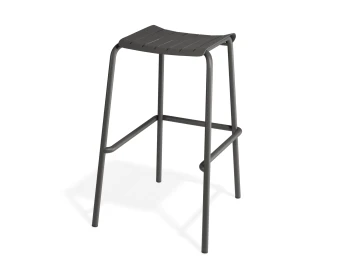 Roku Backlessbarstool Charcoal