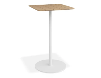 Roku Teakbartable 65x65 White