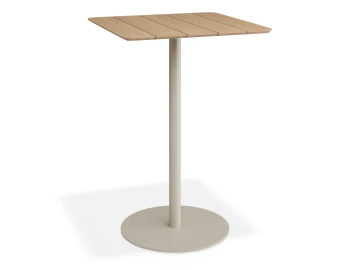 Roku Teakbartable 75x75 Latte
