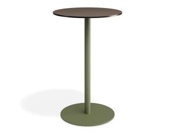 Solara 70dia Bartable Greenbase Notaiowalnut