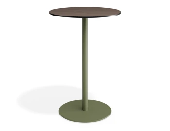 Solara 75dia Bartable Greenbase Notaiowalnut
