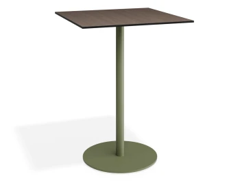 Solara 80x80 Bartable Greenbase Notaiowalnut