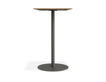 Roku Teakbartable 65x65 Charcoa