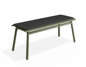 Roku Bench120 Charcoal Green