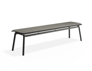 Roku Bench190 Lightgrey Charcoal
