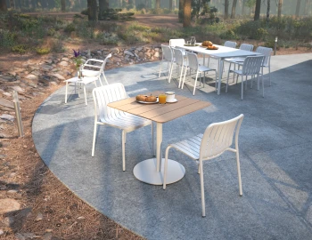 Roku Cafeset Teakwhite