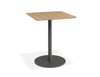 Roku Teakcafetable 65x65 Charcoa
