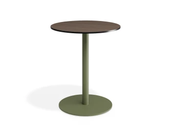 Solara 65dia Cafetable Greenbase Notaiowalnut