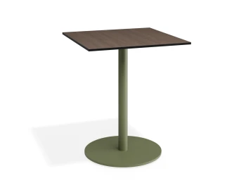 Solara 65x65 Cafetable Greenbase Notaiowalnut