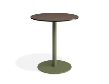 Solara 70dia Cafetable Greenbase Notaiowalnut