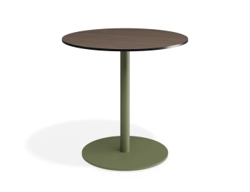 Solara 80dia Cafetable Greenbase Notaiowalnut