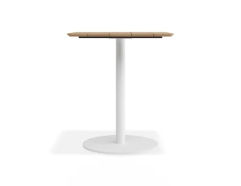 Roku Teakcafetable 65x65 White