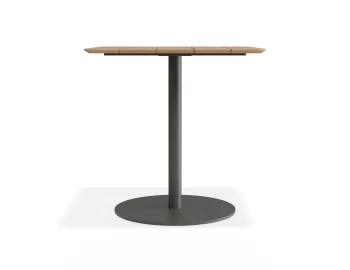 Roku Teakcafetable 75x75 Charcoal