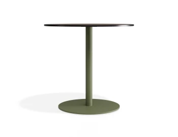 Solara 80dia Cafetable Greenbase Notaiowalnut