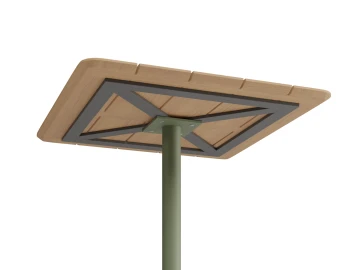 Roku Teakcafetable 75x75 Green