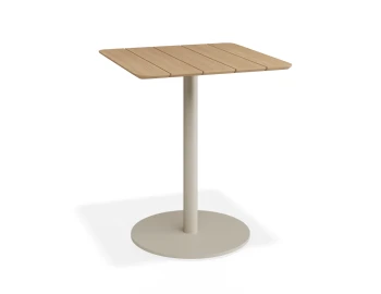 Roku Teakcafetable 65x65 Latte