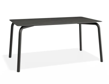 Roku Diningtable 160x90 Basalt Charcoal