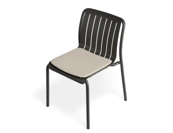 Roku Diningchair Charcoal Huskpad