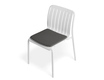 Roku Diningchair White Charcoalpad