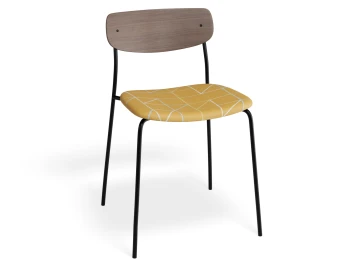 Rylie Chair Walnut Isometricorange