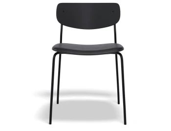 Rylie Chair Black BlackPU Front