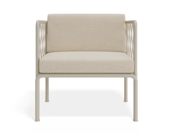 Seville Loungechair Latteframe Huskcushion