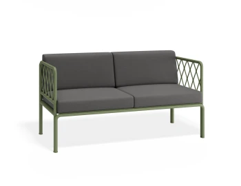 Sevillev2 2seater Greenframe Darkgreycushion