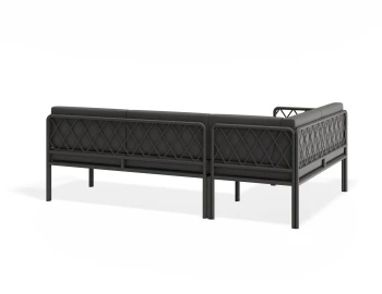 Sevillev2 Configa Charcoalframe Darkgreycushion