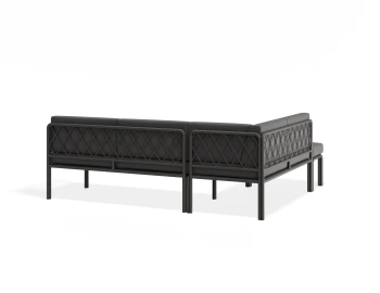 Sevillev2 Configh Charcoalframe Darkgreycushion Cushionextension