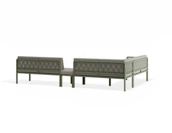 Sevillev2 Configi Greenframe Lightgreycushion Cushionextension