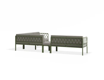 Sevillev2 Configj Greenframe Lightgreycushion Cushionextension
