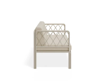 Seville 2seater Latteframe Huskcushion