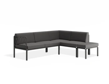 Sevillev2 Configg Charcoalframe Darkgreycushion Cushionextension
