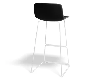 Umbria Stool 77cm Stormgreyseat Whiteframe Back