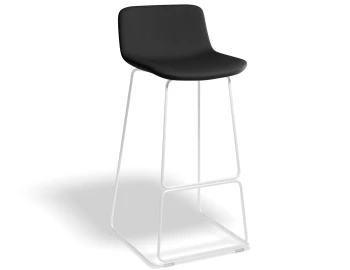Umbria Stool 77cm Stormgreyseat Whiteframe