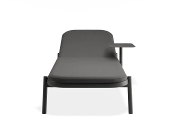 Verano Sunlounge Sidetable Charcoalframe Darkgreyfabric