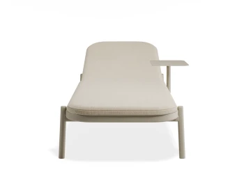 Verano Sunlounge Sidetable Latteframe Huskfabric